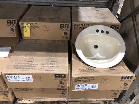 Oval Lavatory Sinks (10 Each) (Lot)