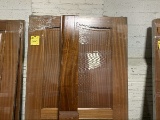 2-Panel Mahogany Doors w/Jambs, 32