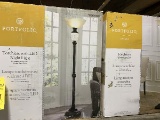 Torchiere w/Led Night Lights
