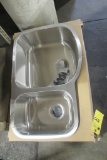 Double Bowl Stainless Steel Sink, 32
