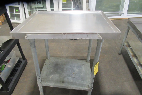 Stainless Steel Table, 24" x 30"