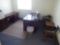 Contents of Room:  Desk, Chairs, File Cabinet, Credenza, Etc. (Lot)  **Printer/Copier not included