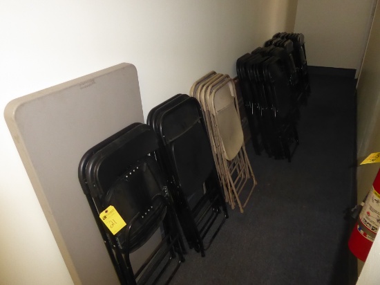 Asst. Folding Chairs, 41 Each (Lot)