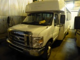 2012 Ford E450 Shuttle Bus, (24) Passengers, Vin: 1FDFE4FS4CDA03388, Mileage: 165,344