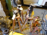 AFF Pipe-Type Jack Stands, 4 Each (Lot)