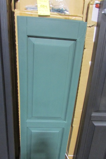 Assorted Panel Shutters 12" x 55"/ 12" x 67" (6 Pairs)
