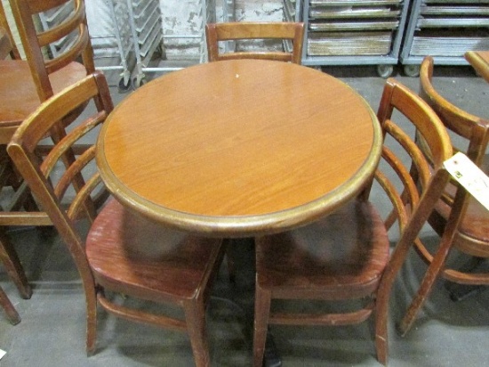 Table & Chairs (4 Pc) (Set)