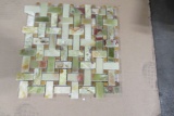 Green Onyx Mosaic Tile, 12