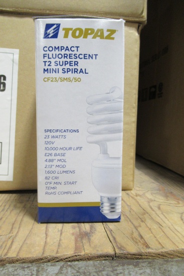 CFL Bulbs  4(50) (200 Each)  (4 Cases)