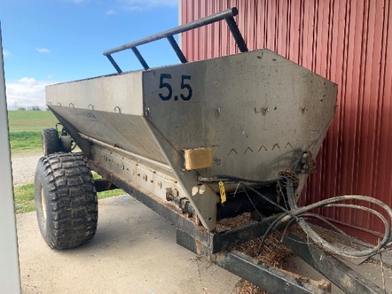 2008 GVM 5.5 Transpread Stainless Steel Lime Spreader