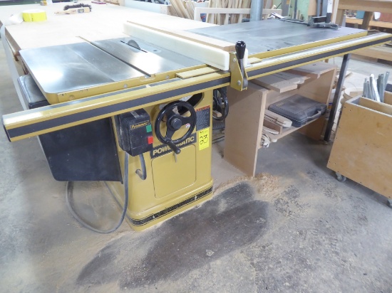 Powermatic Table Saw, m/n 66-TA, s/n  05050660712