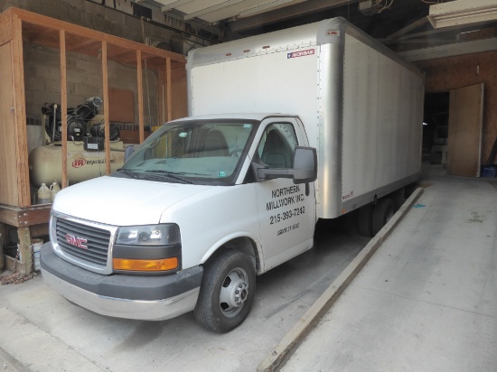 2015 GMC 10' Box Truck, Mileage: 48,462, VIN: 1GD373CG6F1282890