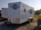 2018 Pace American Tandem Axle Enclosed V-Nose Cargo Trailer (w/Equipment Inside), 7'x16'