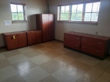 Desks, File Cabinets, Refrigerator, Etc., Asst.