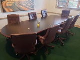 Conference Table w/(8) Chairs, 12'  (Lot)