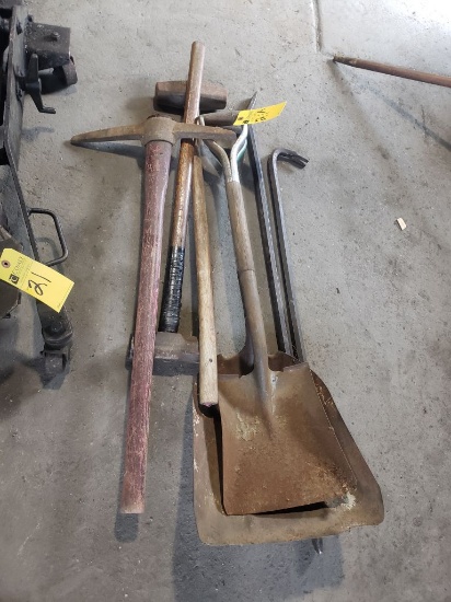 Shovel, Pick Axe, Bar, Sledge Hammer, Etc., Asst. (Lot)