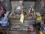 Hand Tools, Tool Boxes, Etc., Asst. (Contents of Work Bench) (Lot)