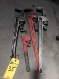 Pipe Wrenches, Asst.  (4 Each)