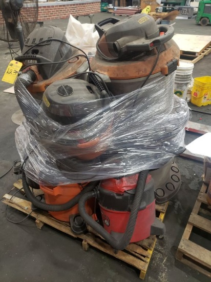 Shop Vacs, Asst.  (Skid)