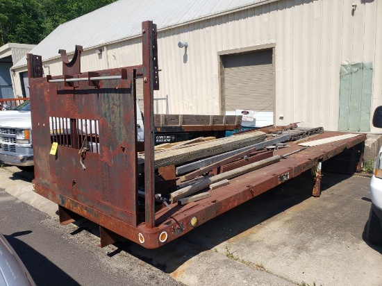 Steel Flatbed Truck Body, 7' x 22'