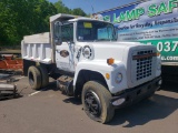 1981 Ford 8000 Single Axle Mason Dump Truck, 9', Diesel, Road Ranger RT-6613, Manual Tansmission