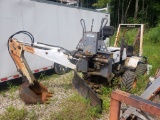 Bobcat T136 Trencher w/T-906 Bac Hoe Attachment, s/n 5046-M-12297  (Meter Reads 0,477 Hours)