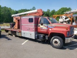 1994 Chevrolet Kodiak Single Axle Bucket Truck, Diesel, 6-Speed, Manual Transmission, Air Brakes, 25