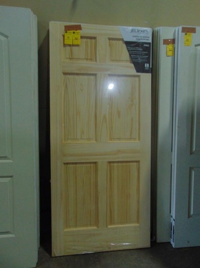 6-Panel Pine Doors, 36" (2 Each)