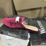 Wanted Women's Slip On Shoes (Asst. Sizes) (Burgundy) (24 Pair)