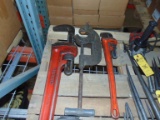Ridgid Pipe Cutter & Pipe Wrench, Asst. (3 Each)