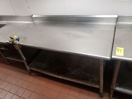 S.S. Prep Table, 60" w/Can Opener