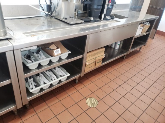 S.S. Beverage Stations, 8' & 10'  (2 Each)