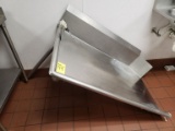 S.S. Dishwasher Infeed Table