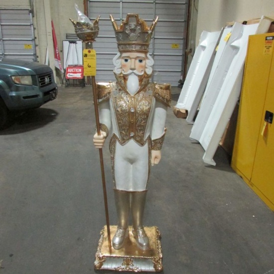 King Statue, 5' (Slight Damage)