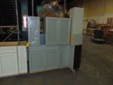 Grey Kitchen Cabinets, Asst 5Pc. (As Is) (7 Each)
