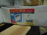 Electrical TV Boxes w/Outlet, 8