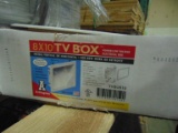 Electrical TV Boxes w/Outlet, 8