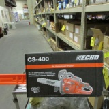 Echo CS-400 Gas Powered Chain Saw, w/Battery & Charger