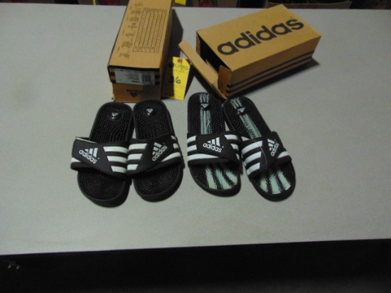 Adidas & Nike Sandals, Asst. (Size 12 & 13)  (6 Pairs)