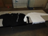 Adidas Long Sleeve Shirts, Black & White, Size M, L & XL  (17 Each)