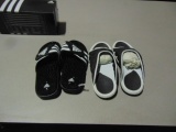Adidas & Nike Sandals, Asst. (Size 9, 10 & 11)  (5 Pairs)