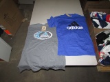 Adidas Soccer Shirts, White, Green & Blue, Asst. Size S, M, L & XL (25 Each)