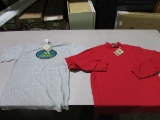 Adidas T-Shirts, Grey, Red & Green, Asst. Size S, L, XL & M (22 Each)