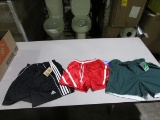 Soccer Shorts, Asst. (Green, Black, Red)(Med, Lg) (Youth Med, Lg) (25 Each)