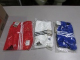 Adidas Shorts, Asst. (Red, White, Blue) (Sm, Lg, X-Lg) (Youth Lg) (31 Each)