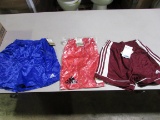 Adidas Soccer Shorts, Asst.  (Blue, Red) (Med, Lg, X-Lg)  (24 Each)