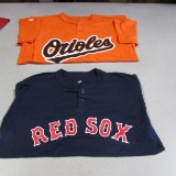 Majestic Youth MLB T-Shirts, Red Sox, Orioles (52 Each)