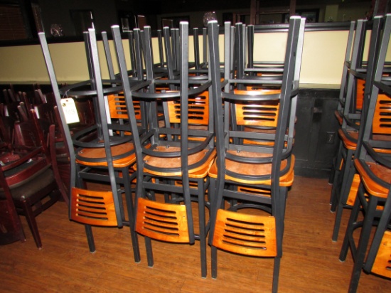 Metal Framed Bar Chairs (18 Each)