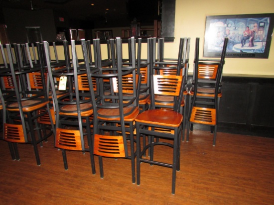 Metal Framed Bar Chairs (20 Each)