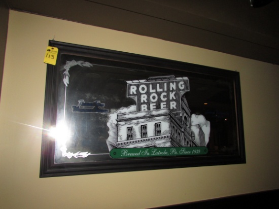 Rolling Rock Mirror